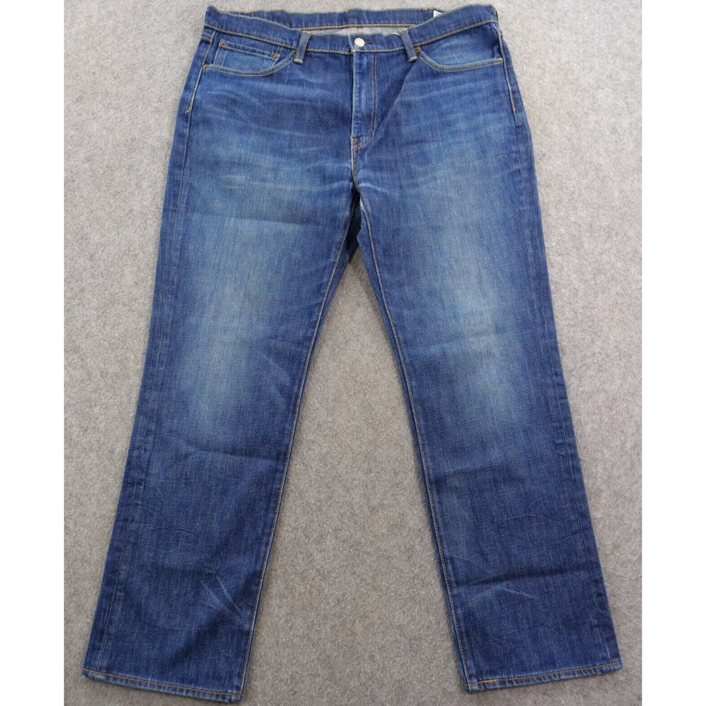 Levis 541 Jeans Mens 38 Blue Straight White Oak Cone Denim Mid Rise Zip Fly